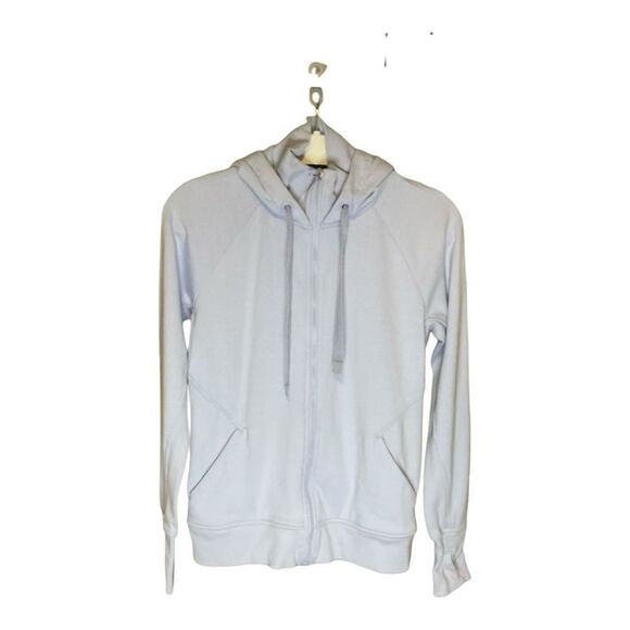 Athleta Triumph Hoodie Light Blue Size M - Picture 1 of 3